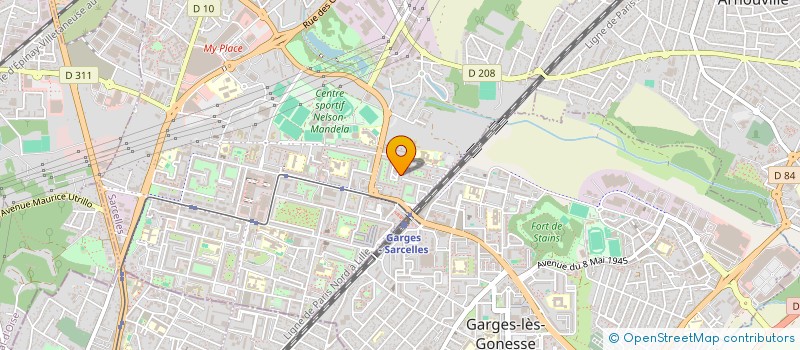 localisation de l'entreprise KALIGANET à SARCELLES