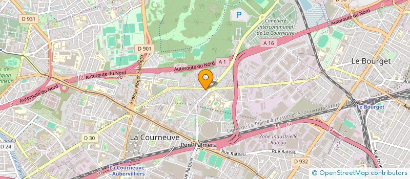 localisation de l'entreprise KALIKA MAI à LA COURNEUVE