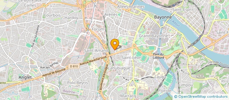 localisation de l'entreprise KALIKO ETCHEA FINANCES à BAYONNE