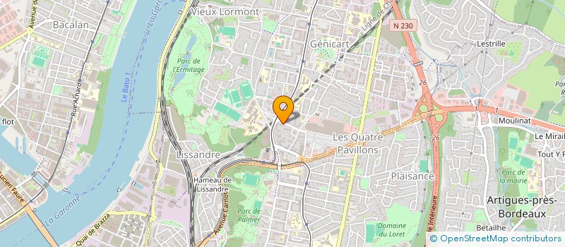 localisation de l'entreprise KALIKOT  LORMONT