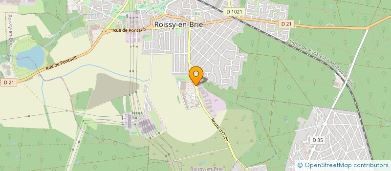 localisation de l'entreprise KALIKUSH 77 à ROISSY-EN-BRIE