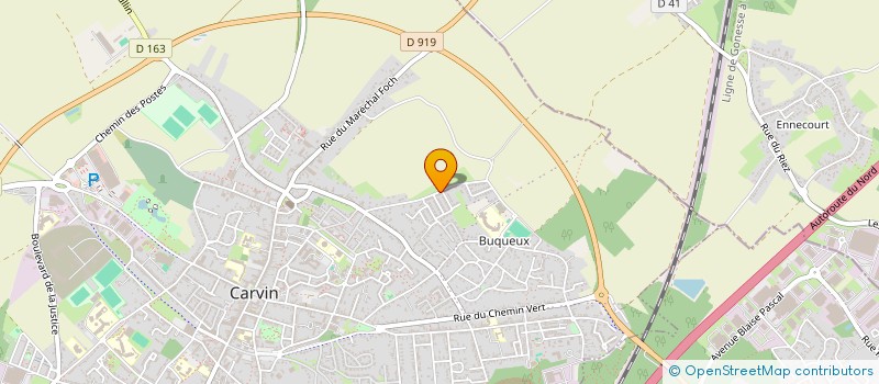 localisation de l'entreprise KALILAB  CARVIN