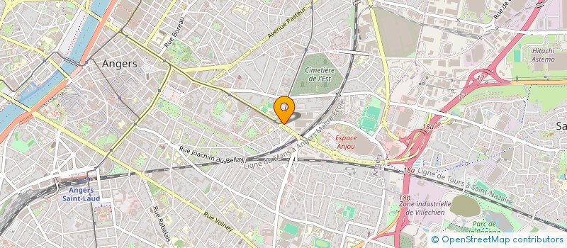 localisation de l'entreprise KALIMA à ANGERS