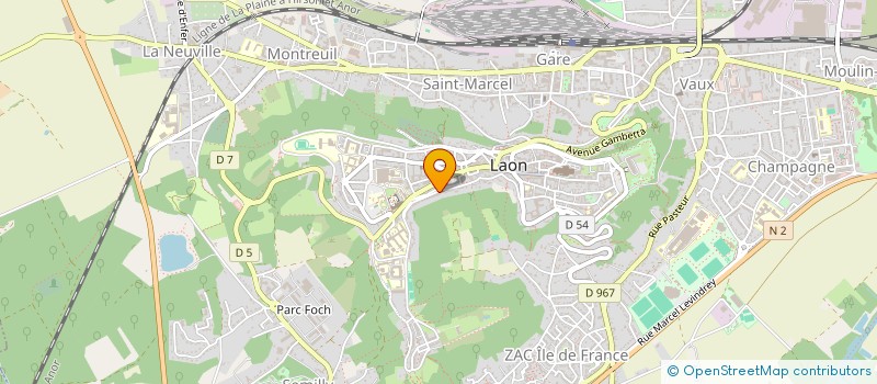 localisation de l'entreprise KALIMBA PRODUCTIONS  LAON