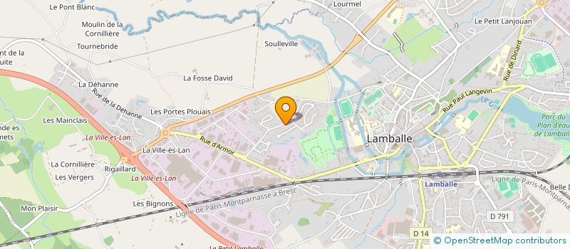 localisation de l'entreprise KALIMERA FINANCES à LAMBALLE-ARMOR