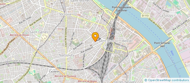 localisation de l'entreprise KALIMERO  BEGLES
