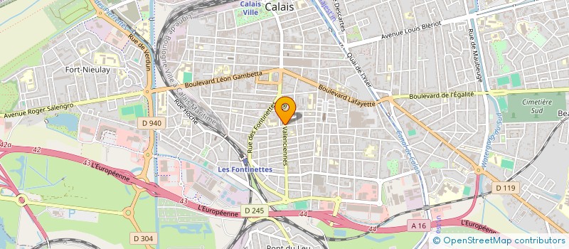 localisation de l'entreprise KALIMERO ET FILS  CALAIS