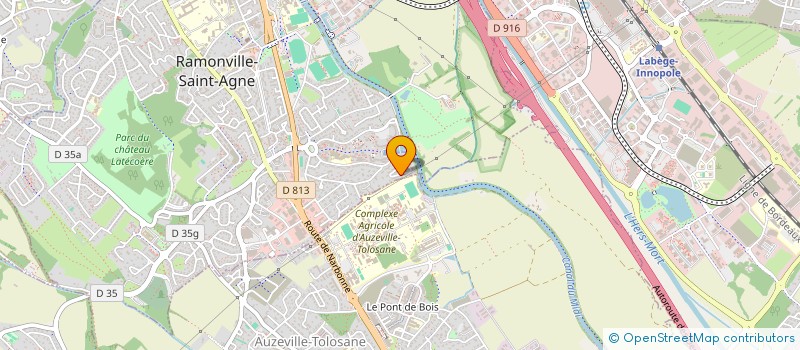 localisation de l'entreprise KALIMETRIX  RAMONVILLE-SAINT-AGNE