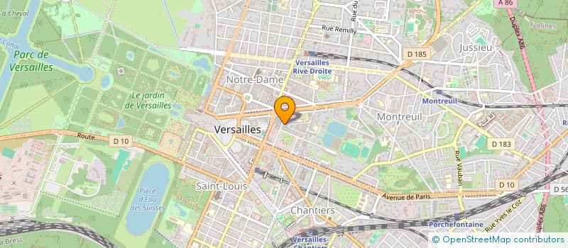 localisation de l'entreprise KALIMUXO à VERSAILLES