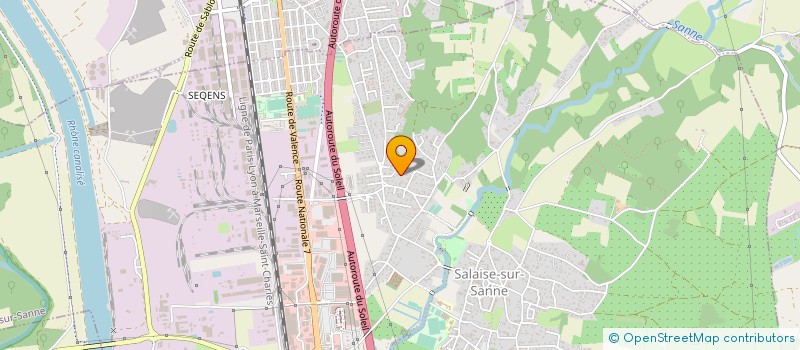 localisation de l'entreprise KALIN  SALAISE-SUR-SANNE