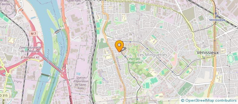 localisation de l'entreprise KALINA  VENISSIEUX