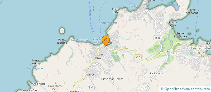 localisation de l'entreprise KALINAO à LES TROIS-ILETS