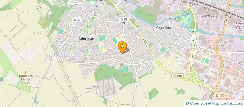 localisation de l'entreprise KALINDA  BEAUVAIS