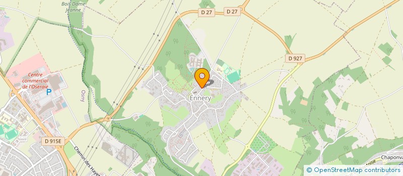 localisation de l'entreprise KALINE  ENNERY