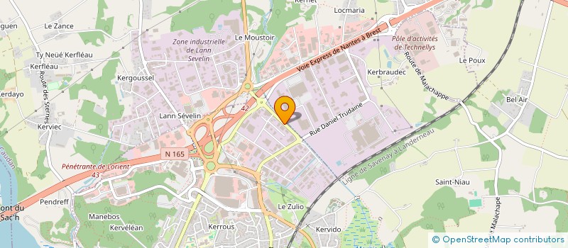 localisation de l'entreprise KALINER à LANESTER