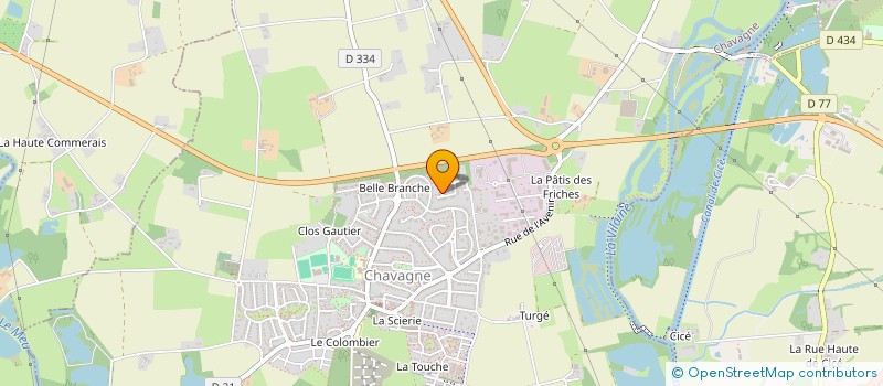 localisation de l'entreprise KALINKA 2  MORDELLES