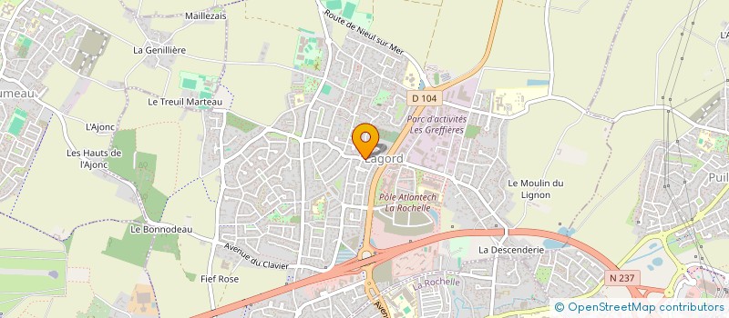 localisation de l'entreprise KALINKA  LAGORD