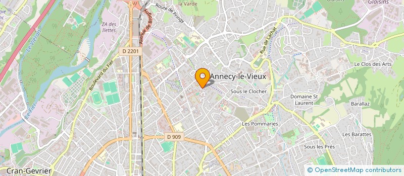 localisation de l'entreprise KALINKA ALPES à ANNECY