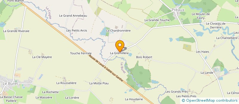 localisation de l'entreprise KALIO MENUISERIE à PREAUX