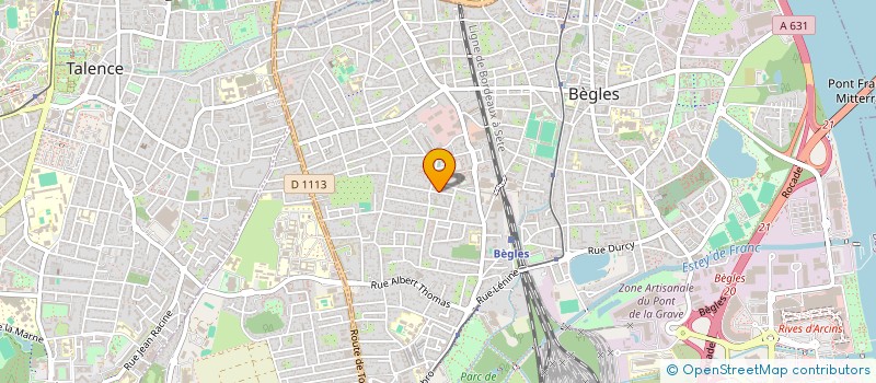 localisation de l'entreprise KALIPRO à BEGLES