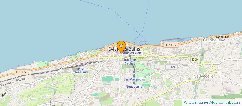 localisation de l'entreprise KALIPSO  EVIAN-LES-BAINS