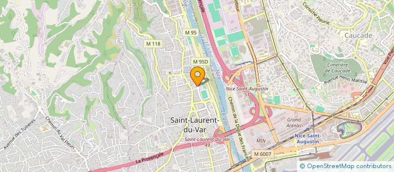 localisation de l'entreprise KALIS à SAINT-LAURENT-DU-VAR