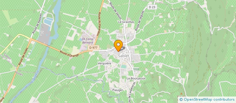 localisation de l'entreprise KALIS  SABLET