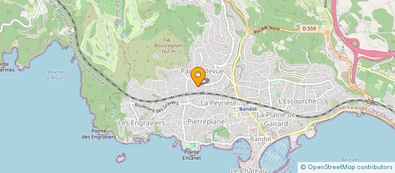 localisation de l'entreprise KALIS  BANDOL