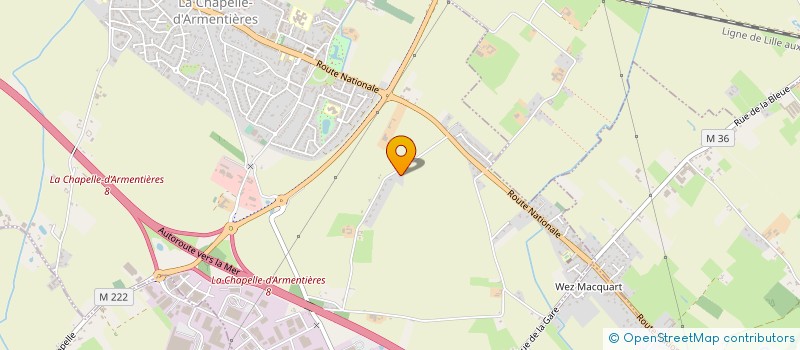 localisation de l'entreprise KALISEPT  LA CHAPELLE-D'ARMENTIERES