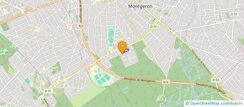 localisation de l'entreprise KALISSIO  MONTGERON