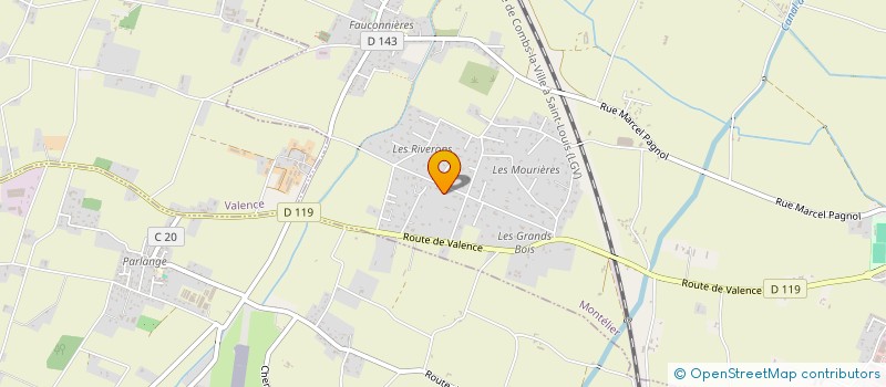 localisation de l'entreprise KALISTA à MONTELIER
