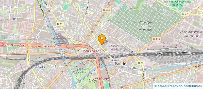 localisation de l'entreprise KALISTA  PANTIN