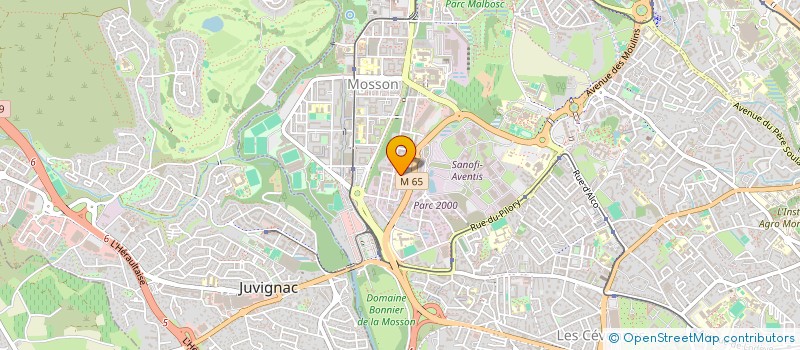 localisation de l'entreprise KALISTA à MONTPELLIER
