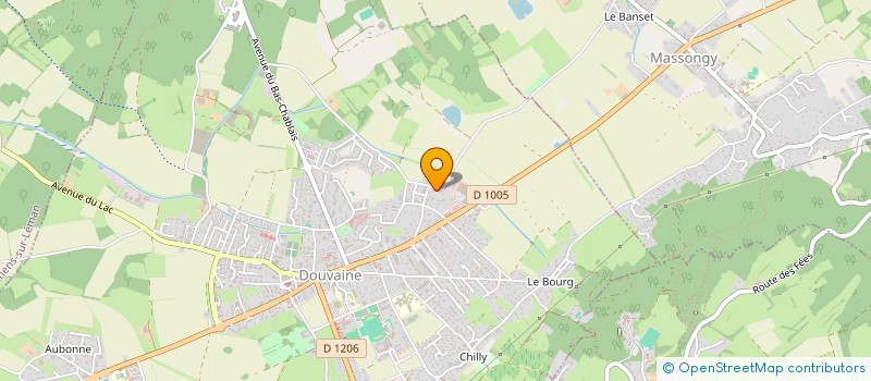 localisation de l'entreprise KALISTE  DOUVAINE