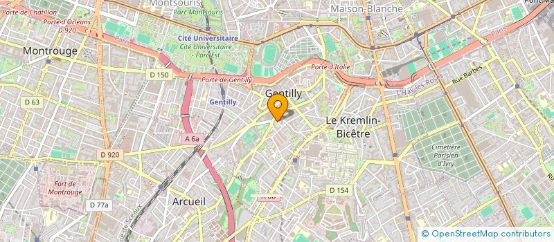 localisation de l'entreprise KALISTE  GENTILLY