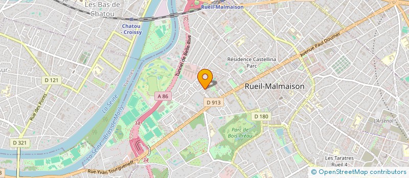 localisation de l'entreprise KALISTELAR à RUEIL-MALMAISON