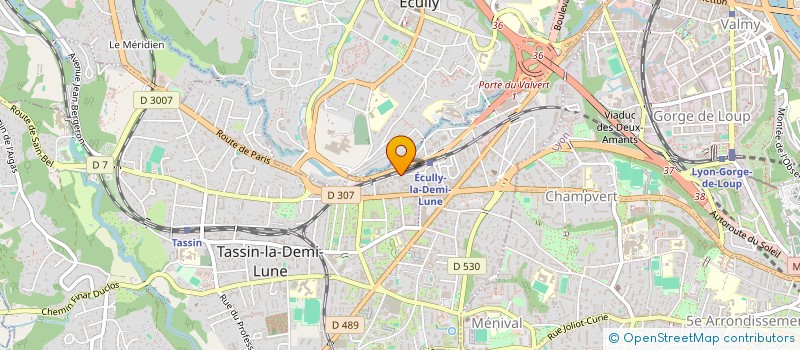 localisation de l'entreprise KALISTO  TASSIN-LA-DEMI-LUNE