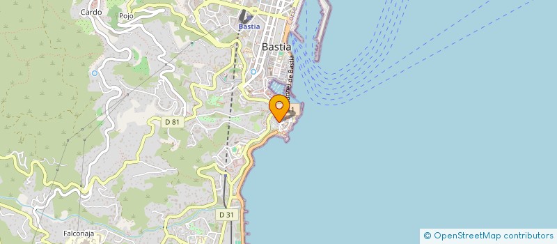 localisation de l'entreprise KALISTYL à BASTIA