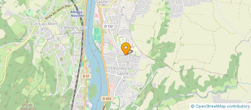 localisation de l'entreprise KALITANIA  FLEURIEU-SUR-SAONE