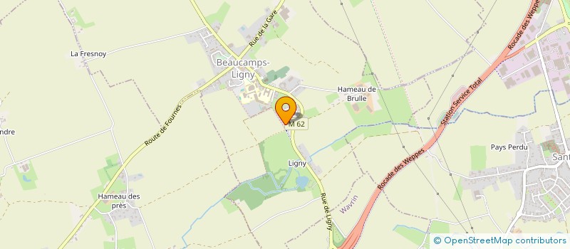 localisation de l'entreprise KALITAT DESIGN  BEAUCAMPS-LIGNY