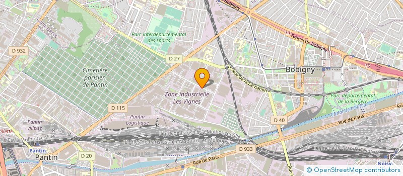 localisation de l'entreprise KALITEFOOD à BOBIGNY