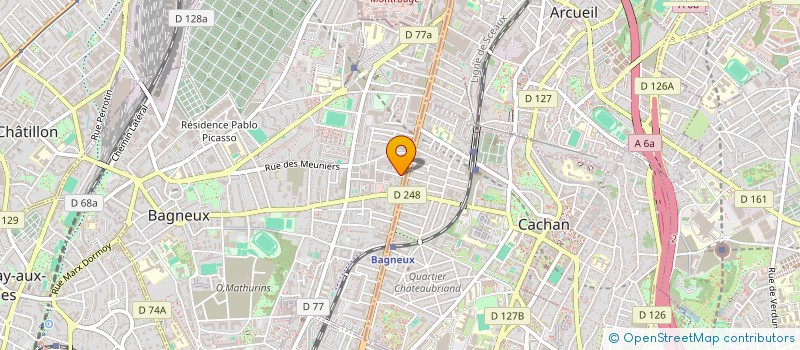 localisation de l'entreprise KALITEL à BAGNEUX