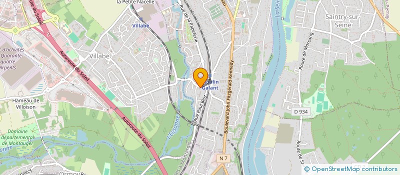 localisation de l'entreprise KALITIA à CORBEIL-ESSONNES