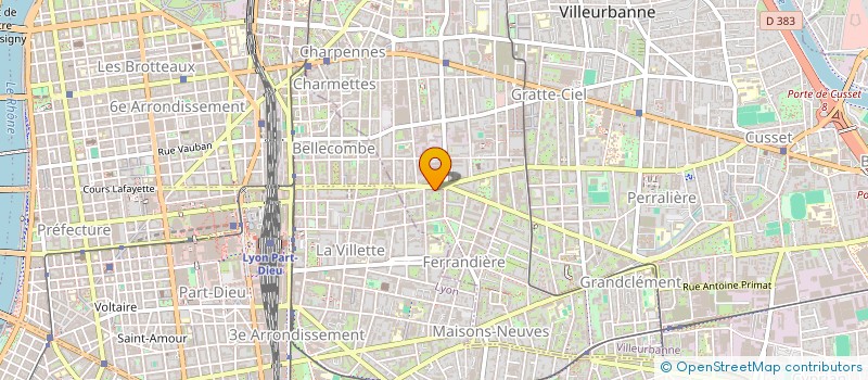 localisation de l'entreprise KALITRADE  VILLEURBANNE