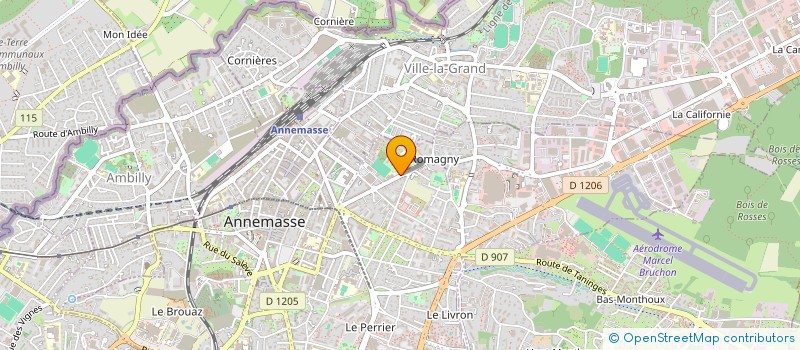 localisation de l'entreprise KALIVA à ANNEMASSE