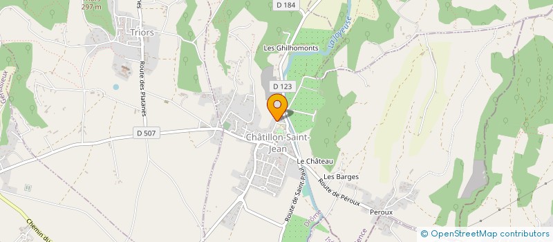 localisation de l'entreprise KALIWALI à CHATILLON-SAINT-JEAN
