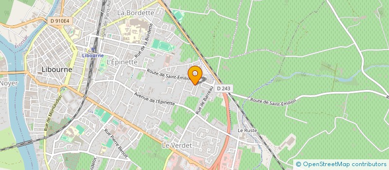 localisation de l'entreprise KALIX FINANCES à LIBOURNE