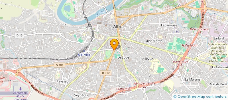 localisation de l'entreprise KALIX VF  ALBI