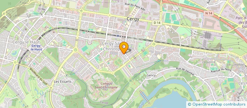 localisation de l'entreprise KALIXT PROTECTION à CERGY