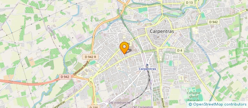 localisation de l'entreprise KALIXYS à CARPENTRAS